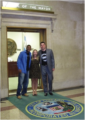Illinois ONE members Chris Shaffer, Anne-Tyler Morgan, Tzviatko Chiderov